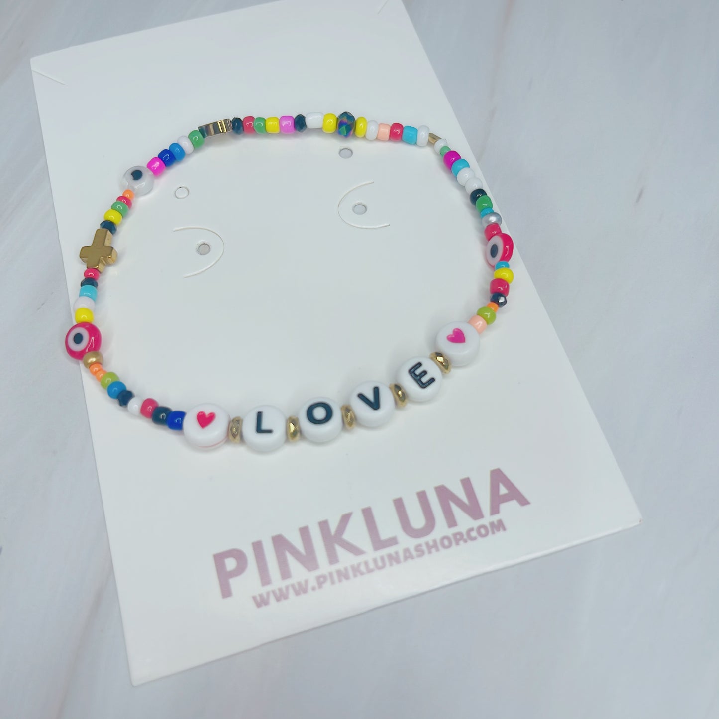 Love/Amor anklet