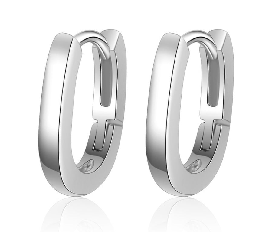 Basic Silver Hoops